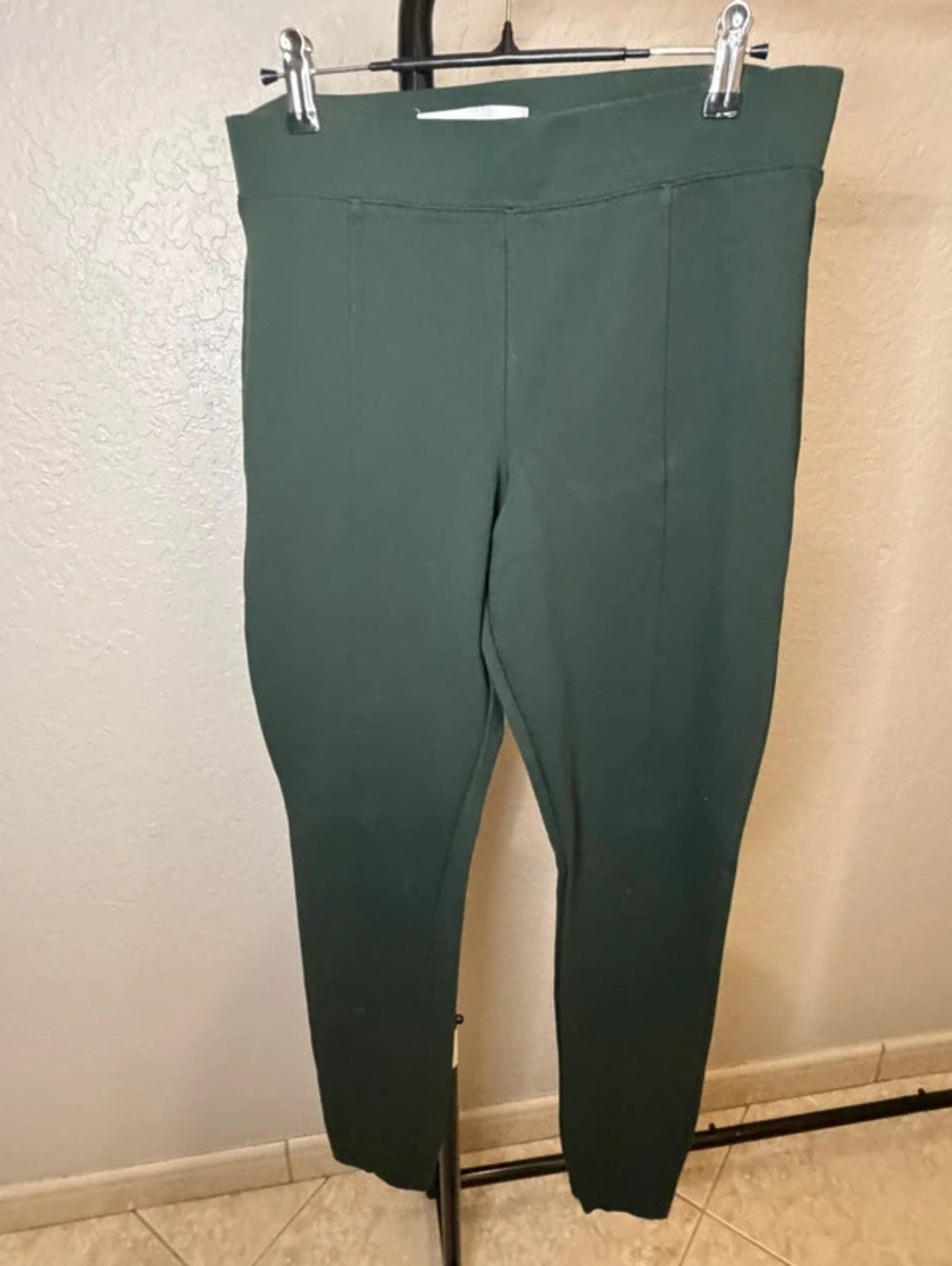 Old Navy High-Rise Front Seam Ponte Pants - Emerald Green Large Tall / L Tall
